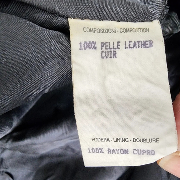 Gucci Tom Ford Vintage 1999 Black Leather Pants Size 40/ 27W Luxury Designer - Picture 11 of 16